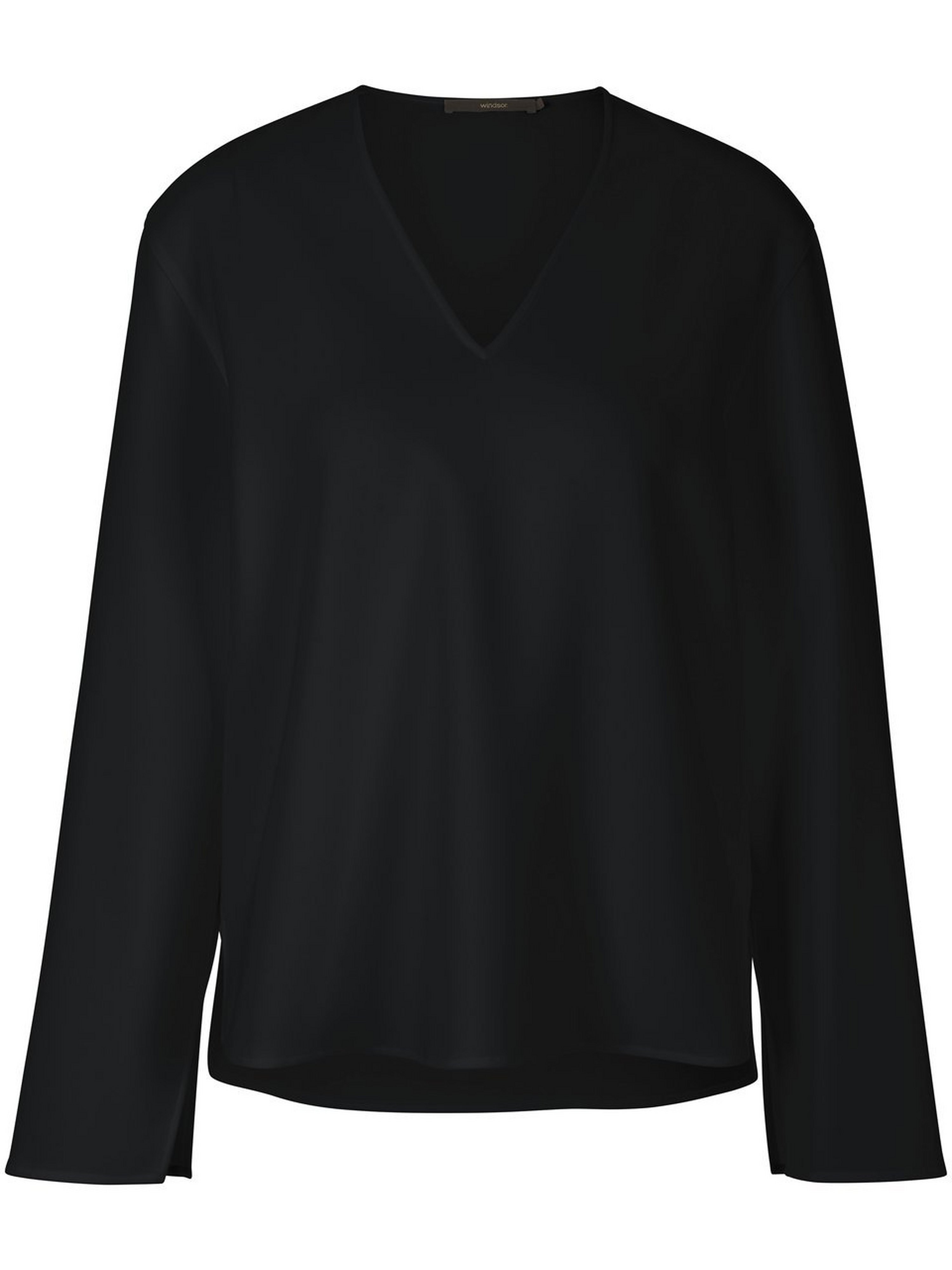 Bluse mit V-Ausschnitt