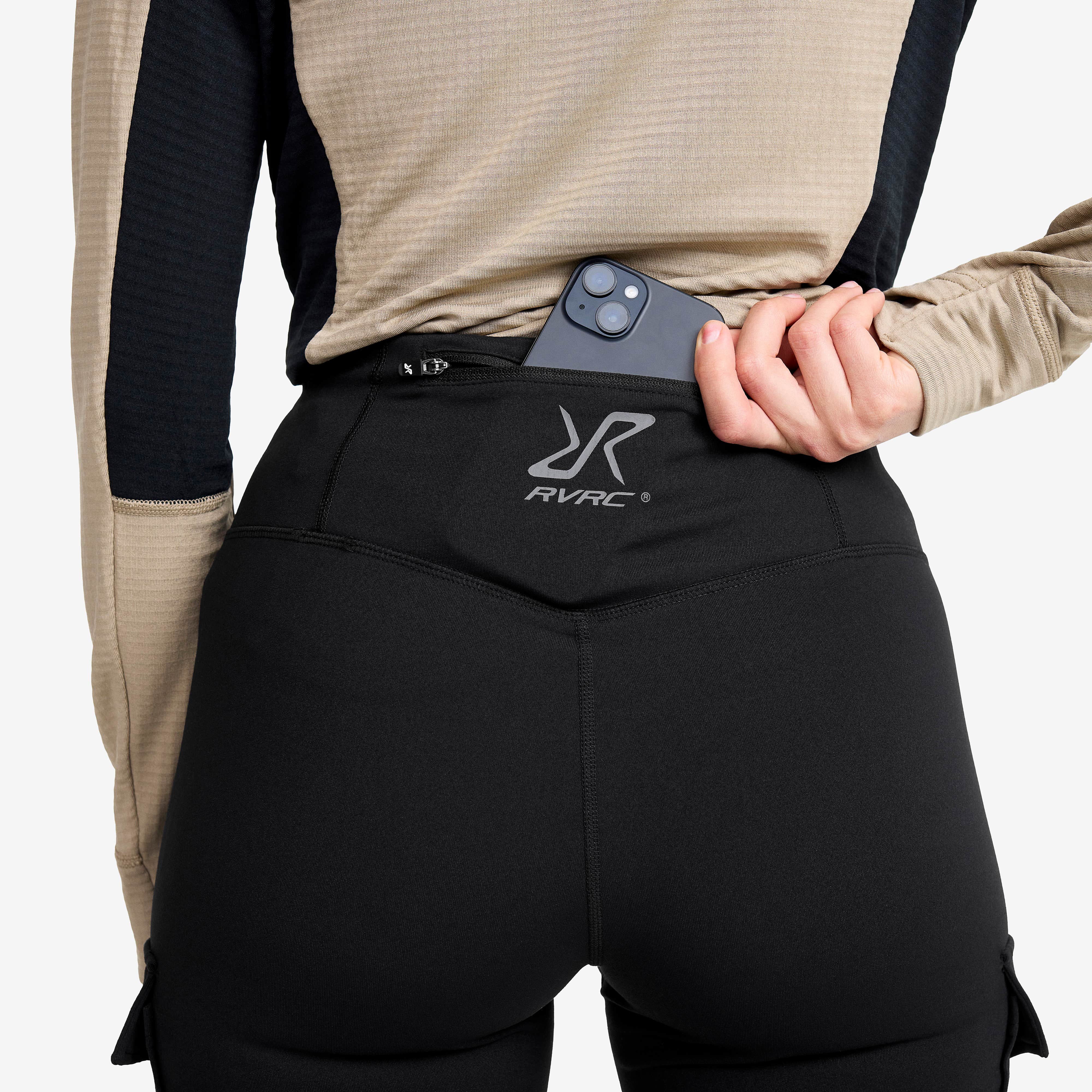 Summit Pocket Tights Dame Black