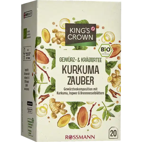 Bio Gewürz- & Kräutertee Kurkuma Zauber
