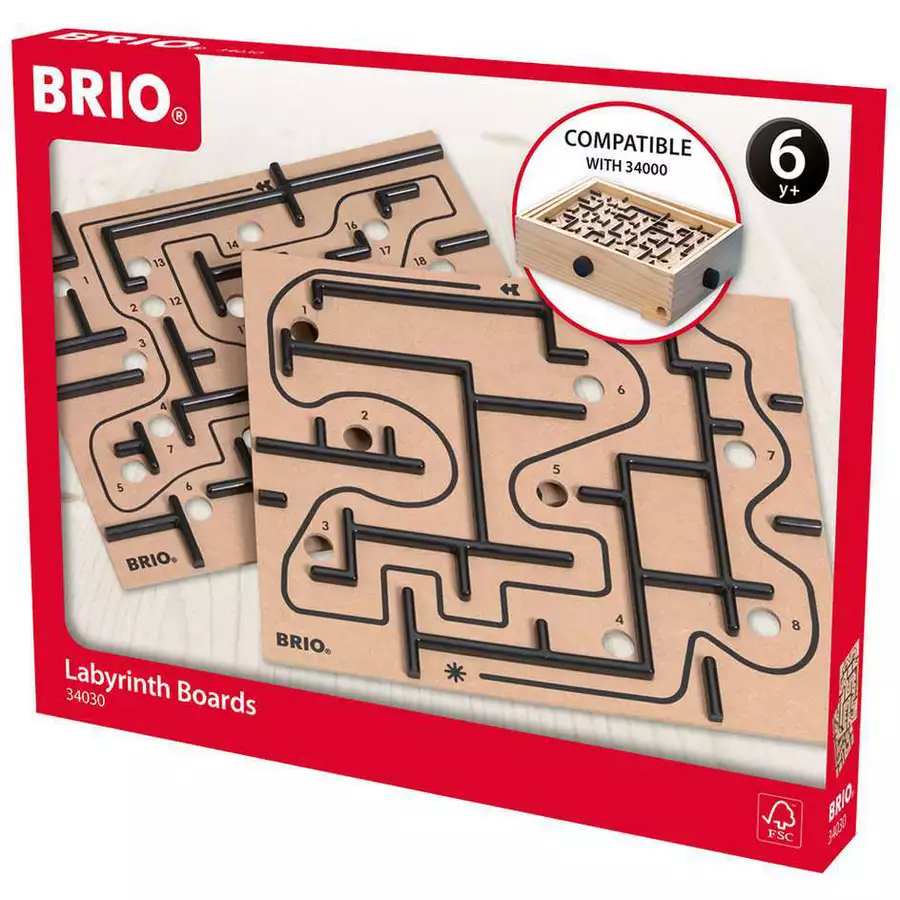 Brio Labyrinth Ersatzplatten, 2tlg. bunt