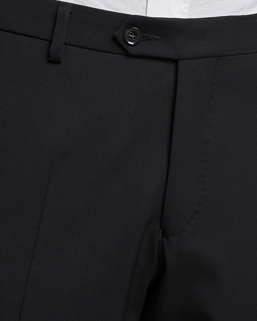 Oscar Jacobson Diego Wool Trousers Black