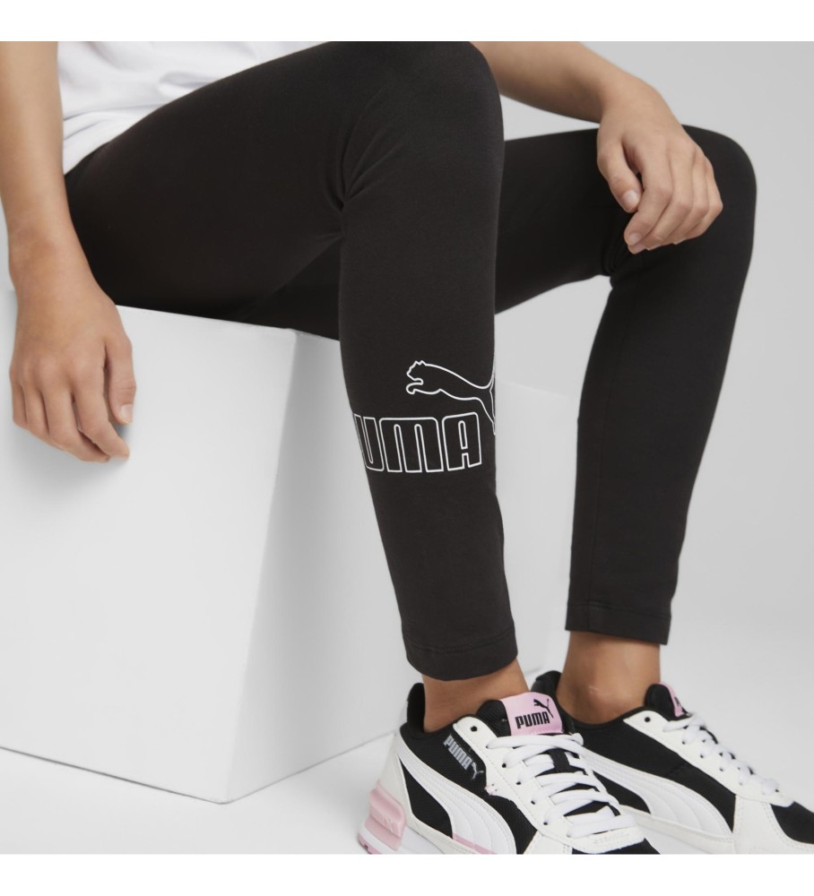 Conjunto de camiseta e legging Puma Graphic, branco