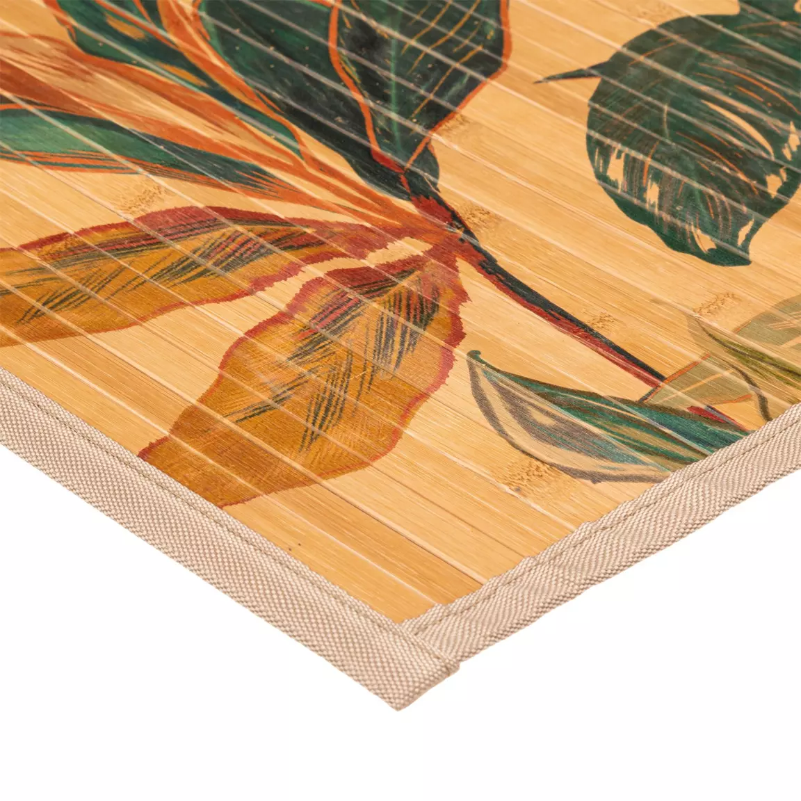 Tapis lattes bambou (50 x 80 cm) Palawan Marron