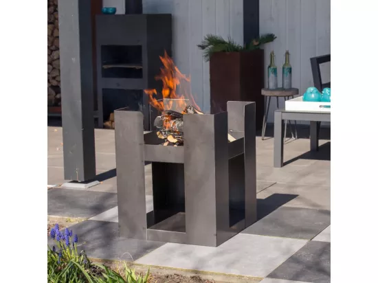 Foyer Hollola Gris Acier