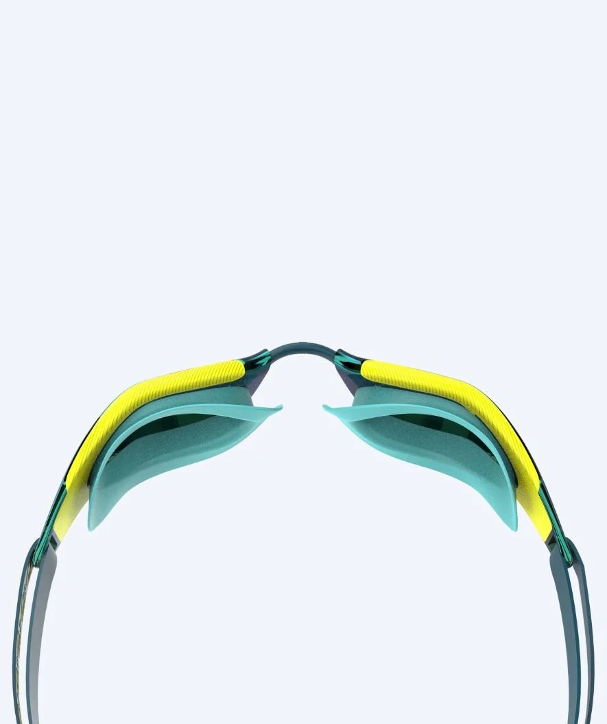 Speedo Elite svømmebriller - Fastskin Hyper Elite Mirror - Gul/grøn