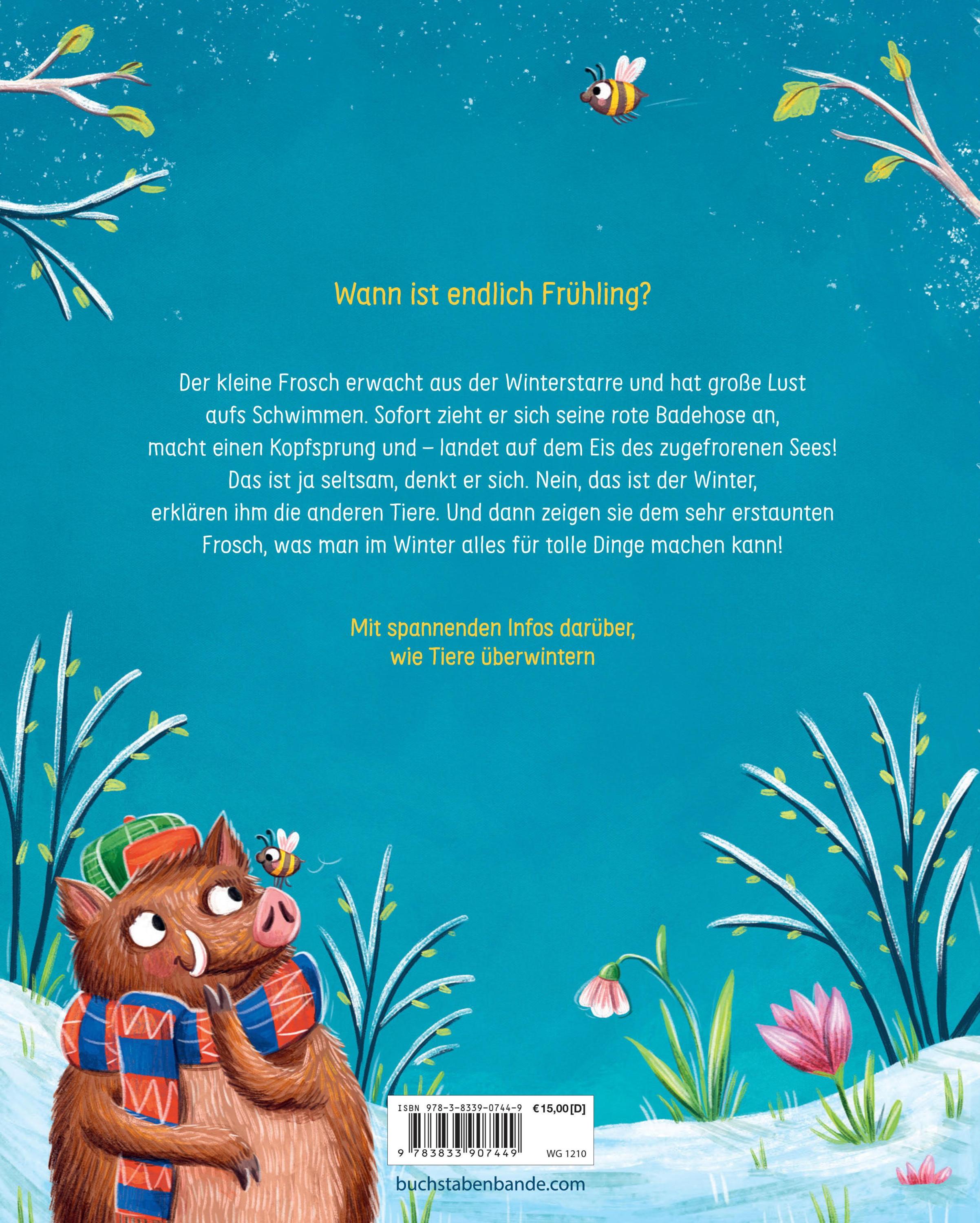Der kleine Frosch will schwimmen gehen!