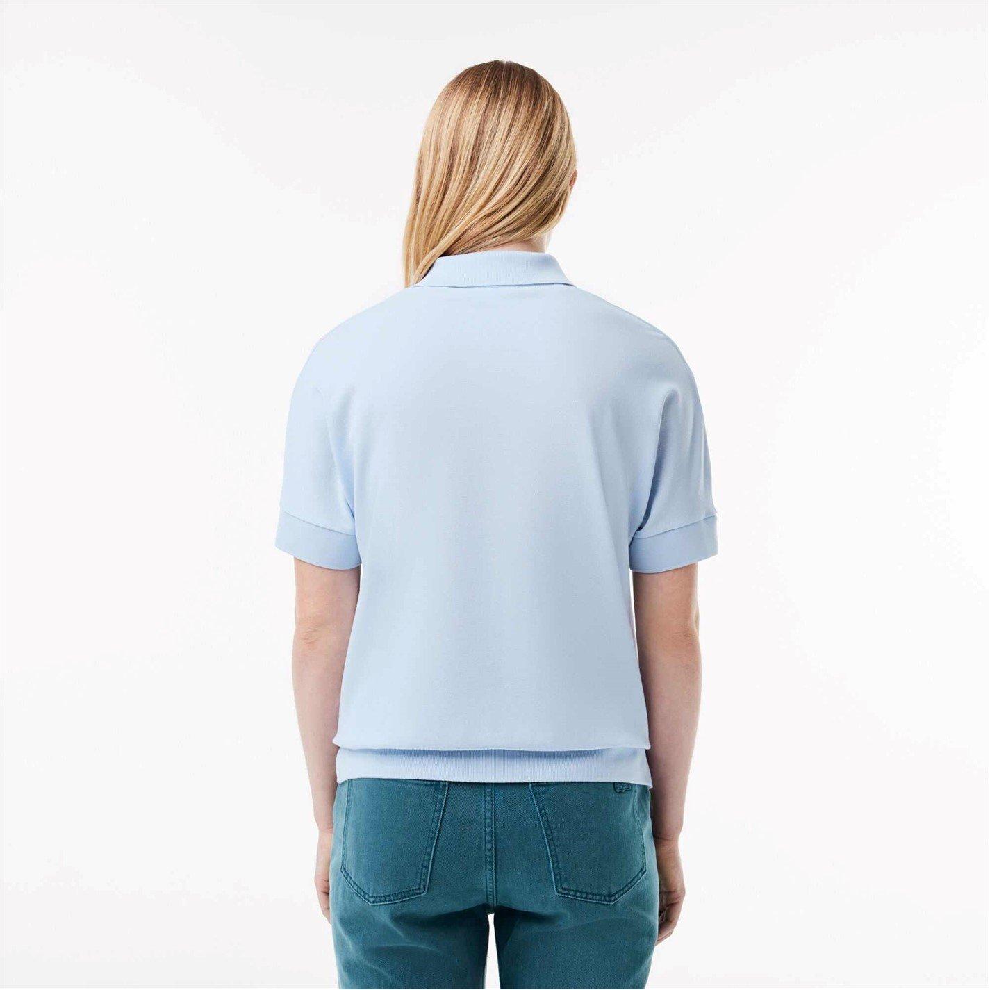 Lacoste Open Neck Fluid Piqué Polo Shirt