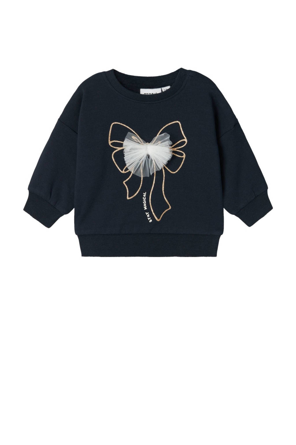 NAME IT sweater zwart
