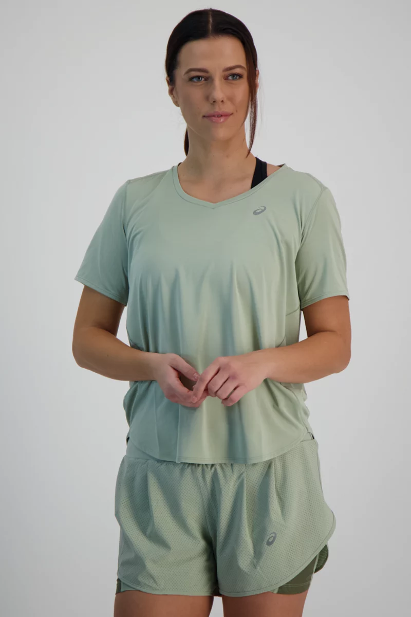 ASICS Road V-Neck Damen T-Shirt