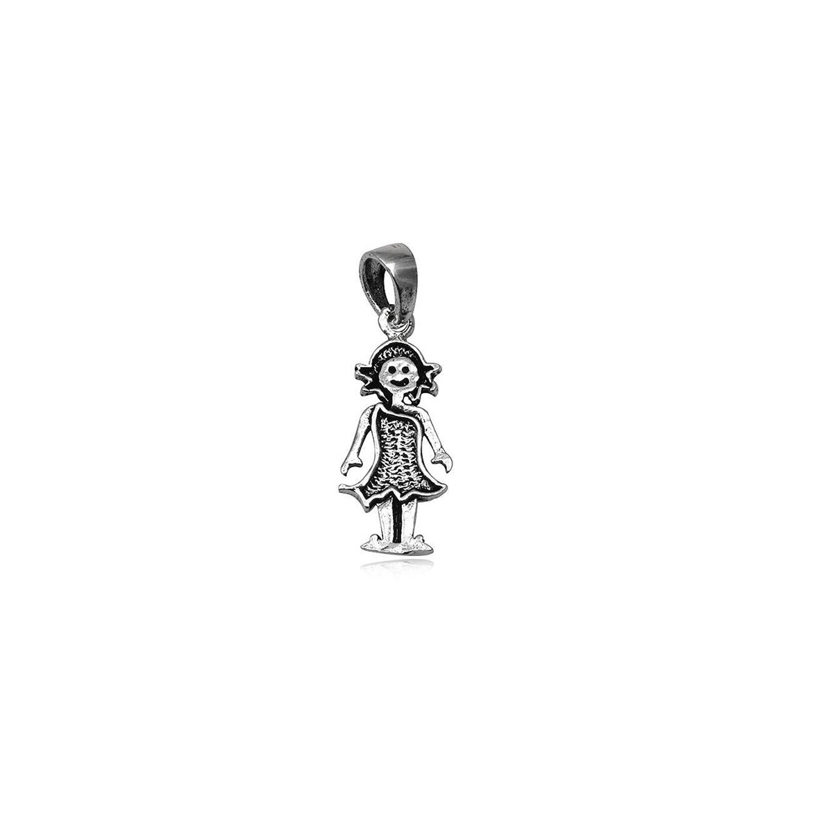 Pendentif personnage en argent
