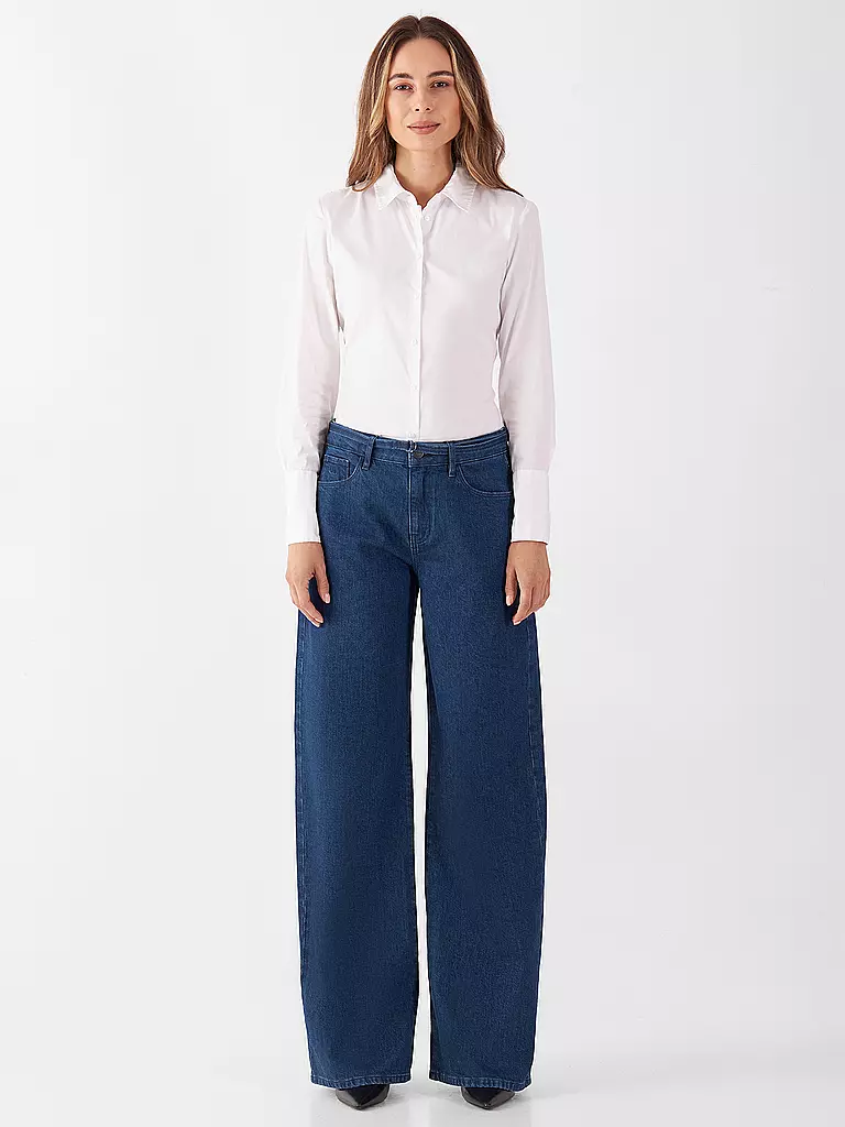 DAWN DENIM Jeans Wide Fit SUNNY dunkelblau