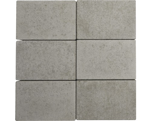 Eco-plaster rechthoekige pleister Crescendo Öko Fuga grijs 30 cm x 20 cm x 8 cm
