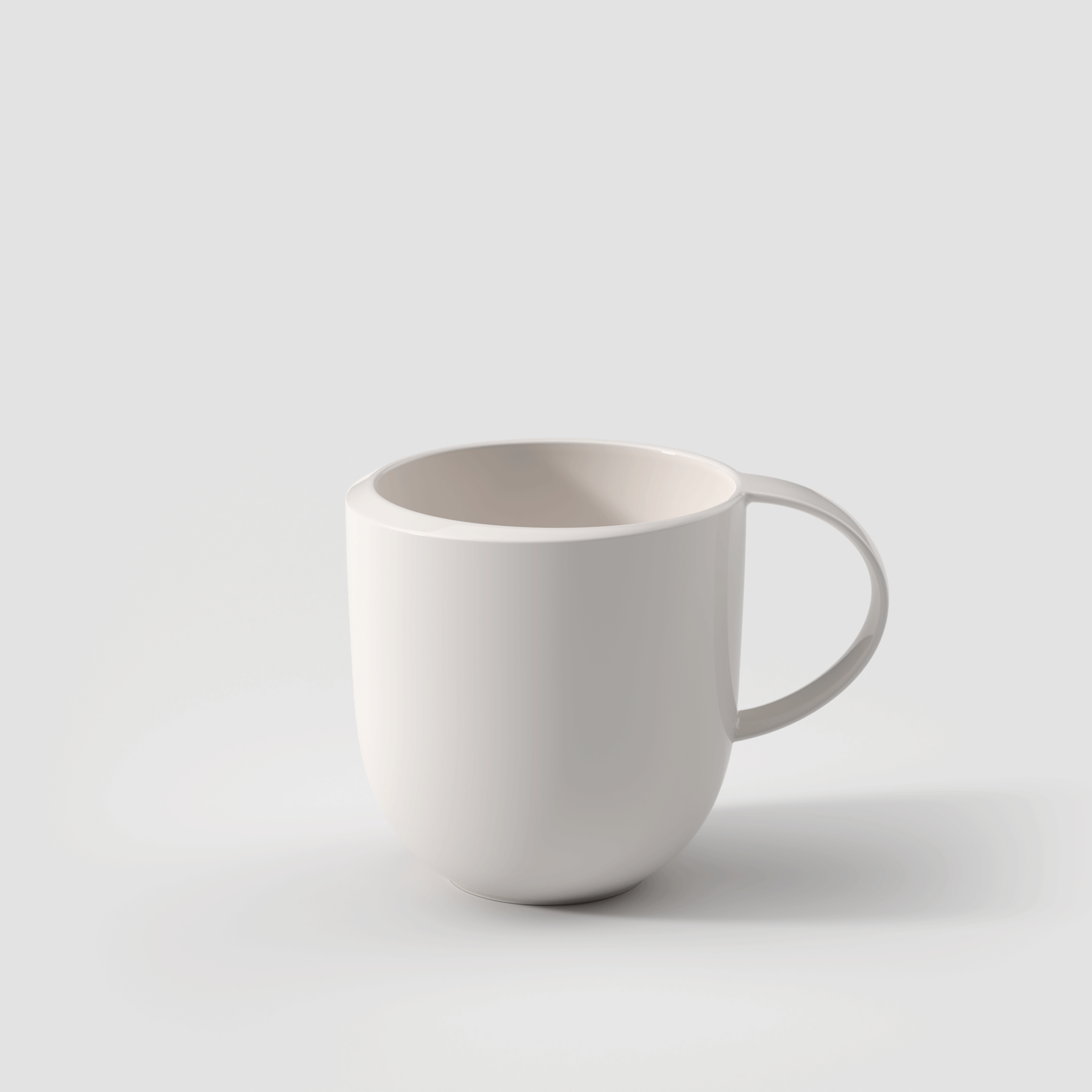 NewMoon Mug White, 10.5 oz, Premium Porcelain
