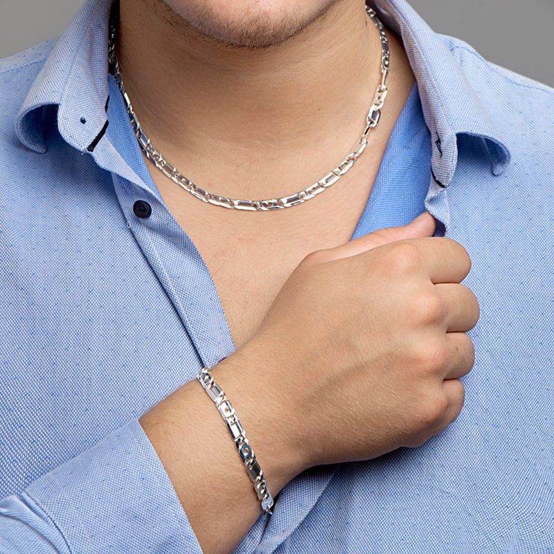 Zilveren Collier - Arendsoog - 7 mm - 60 cm