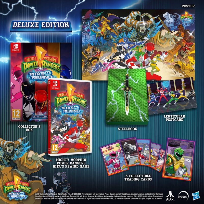 Mighty Morphin Power Rangers - Rita's Rewind - Deluxe Edition - Videogame - Inclusief Steelbook en Posters