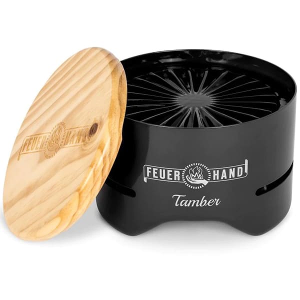 Réchaud à gaz randonnée FEUERHAND BARBECUE DE TABLE TAMBER DARK BLACK