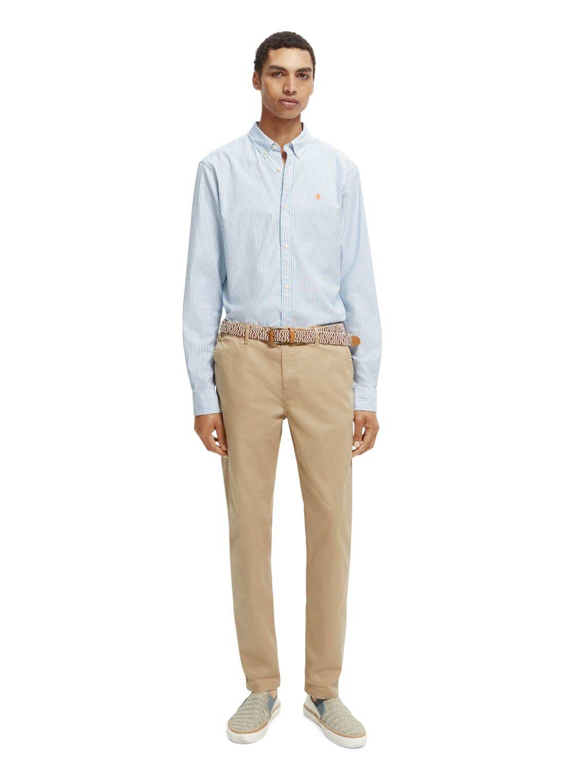Scotch & Soda| Herren Hemd ESSENTIALS Regular Fit Langarm