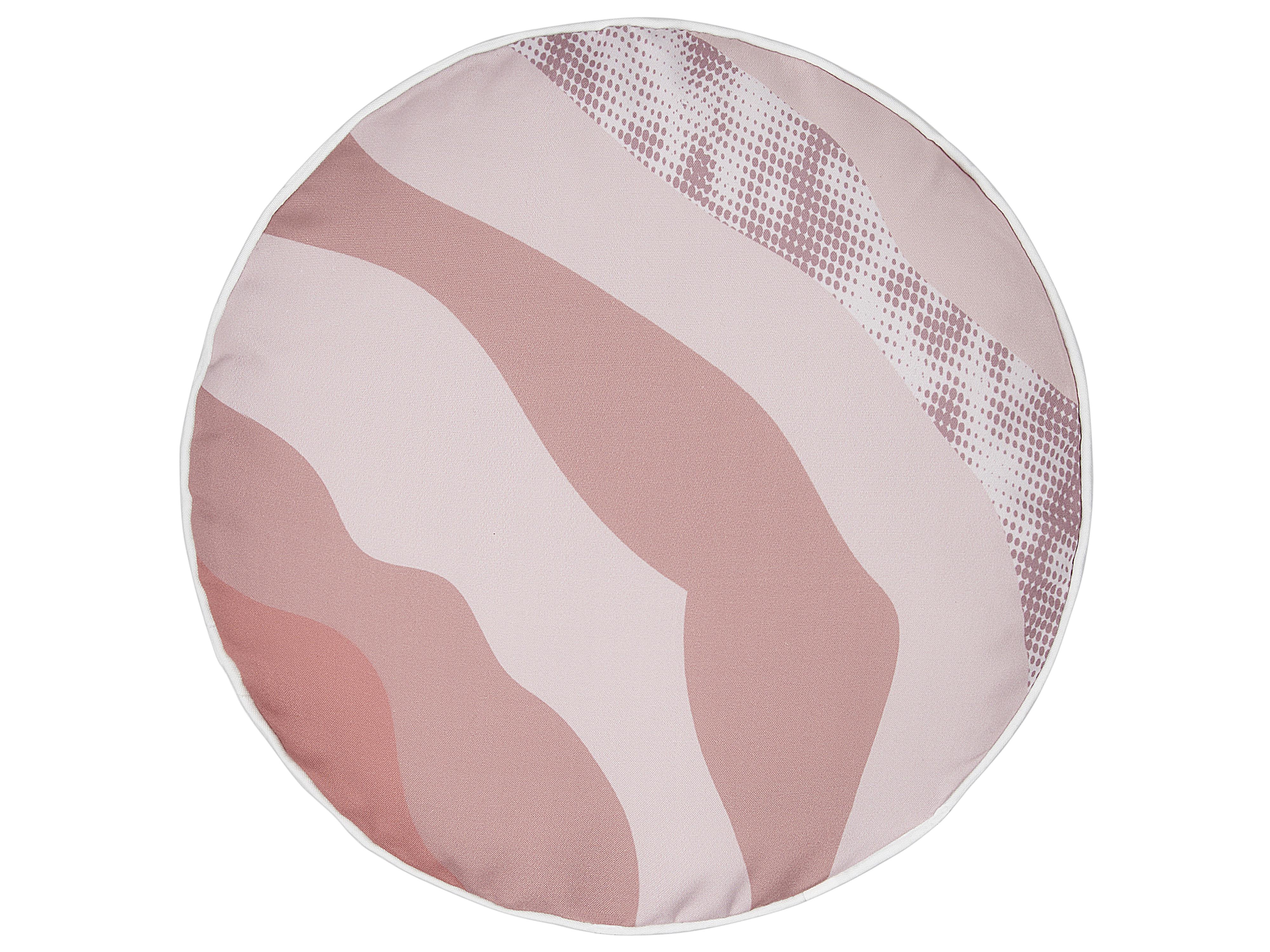 Set van 2 tuinkussens CAMPEI abstract patroon 40 x 40 cm Roze