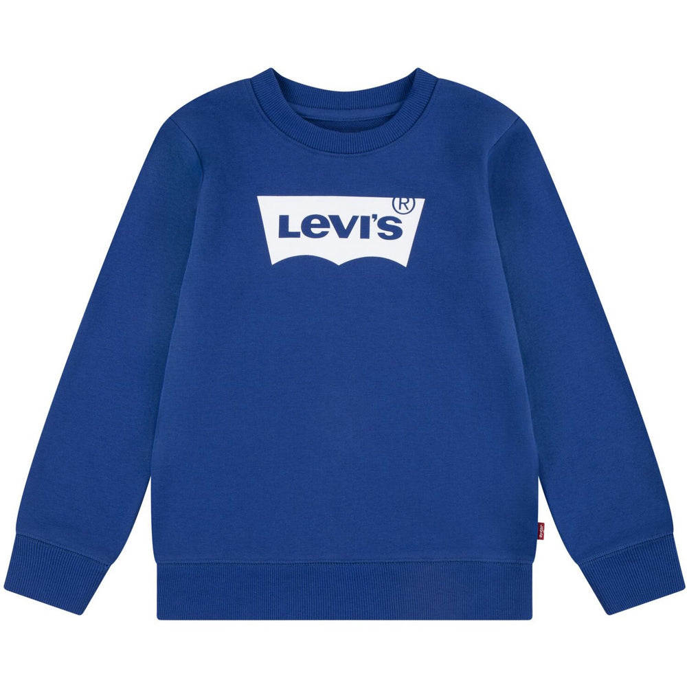 Køb Levi's Blue/White French Terry Batwing Sweatshirt