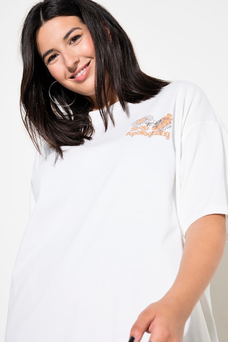 T-Shirt, oversized, Rückenprint