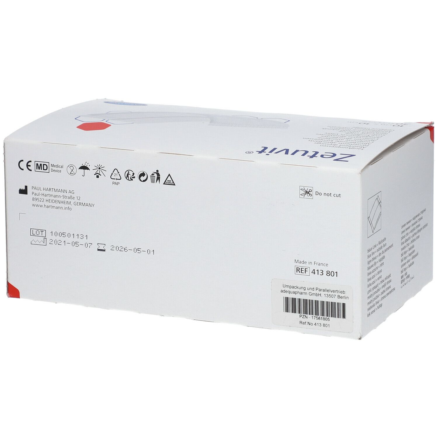 Zetuvit® Saugkompressen unsteril 10 x 10 cm