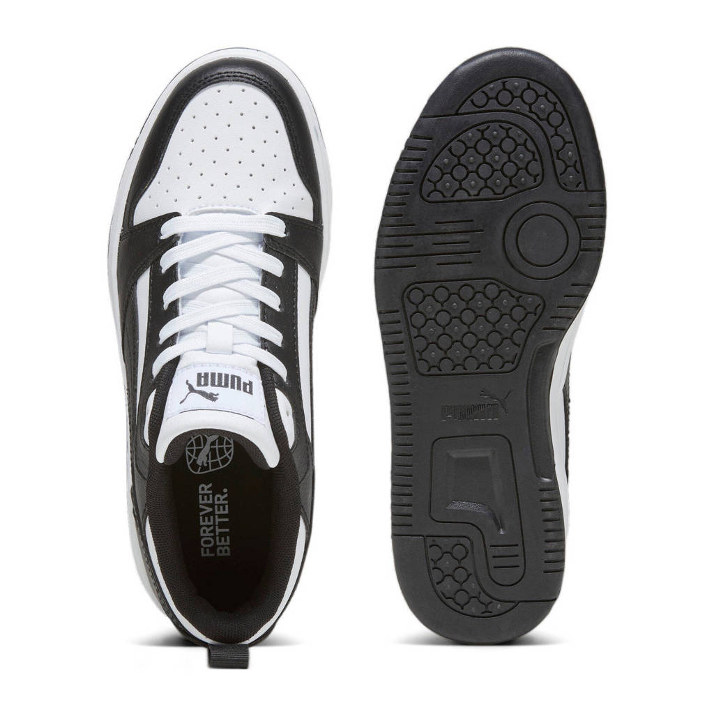 Puma Puma Rebound V6 Lo Jr V6 Lo sneakers wit/zwart