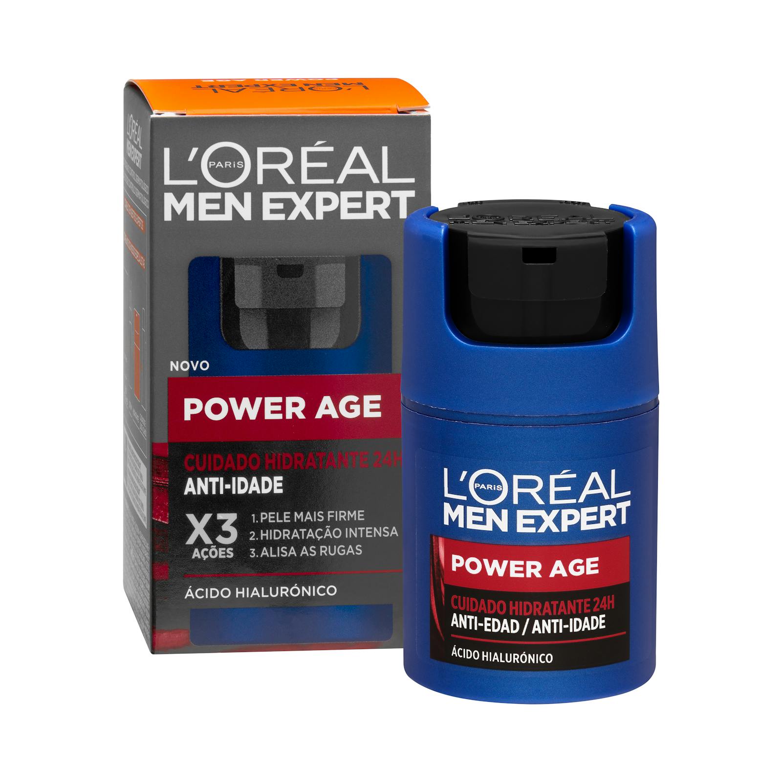 Crème hydratante anti-âge pour le visage Power Age de L'Oréal Men Expert