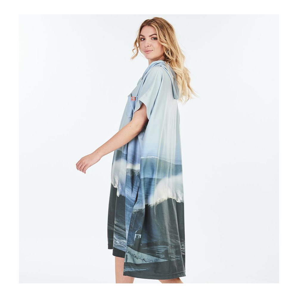 After Essentials MICROFIBER NAZARE - Poncho gris