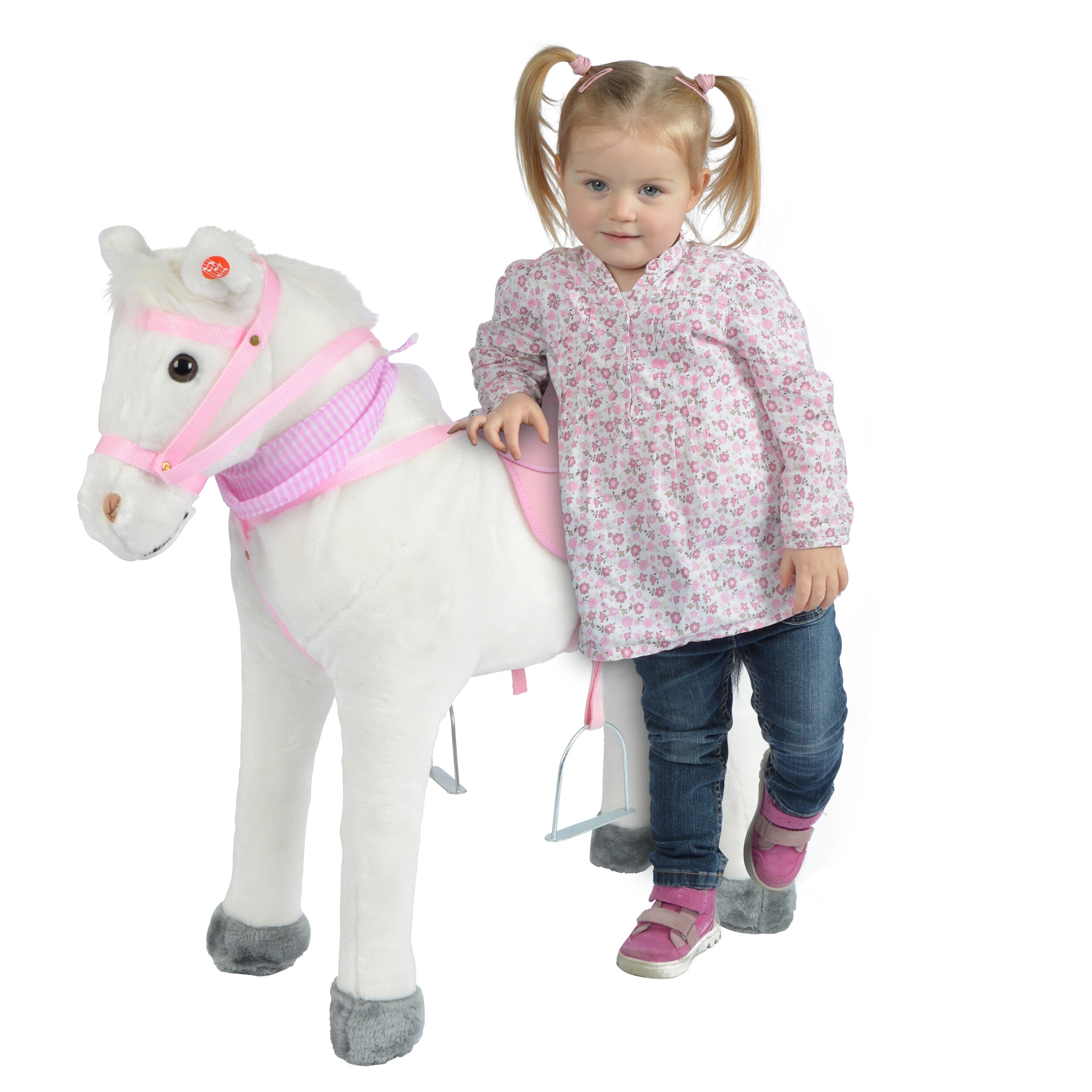 Pink Papaya Stehpferd für Kinder 75 cm Molly Spielpferd