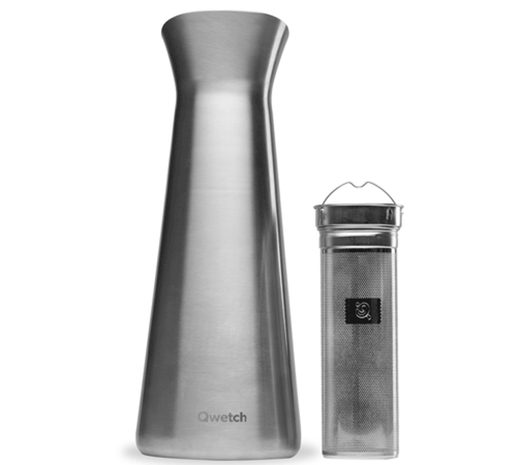 Pichet isotherme + filtre à thé Inox 1L - QWETCH