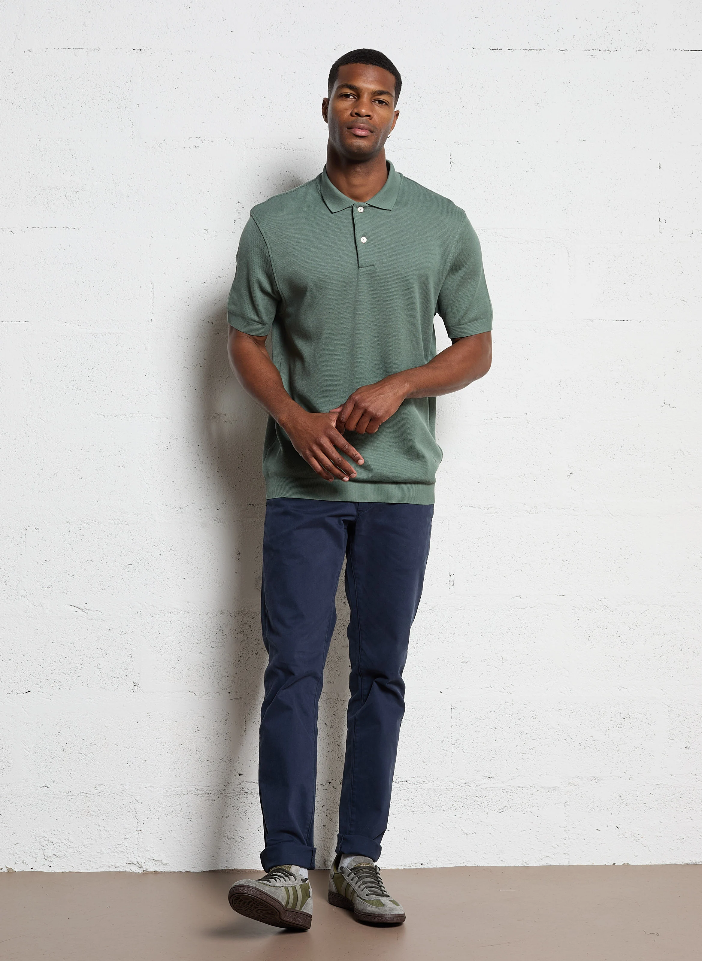 Polo en coton | Vert