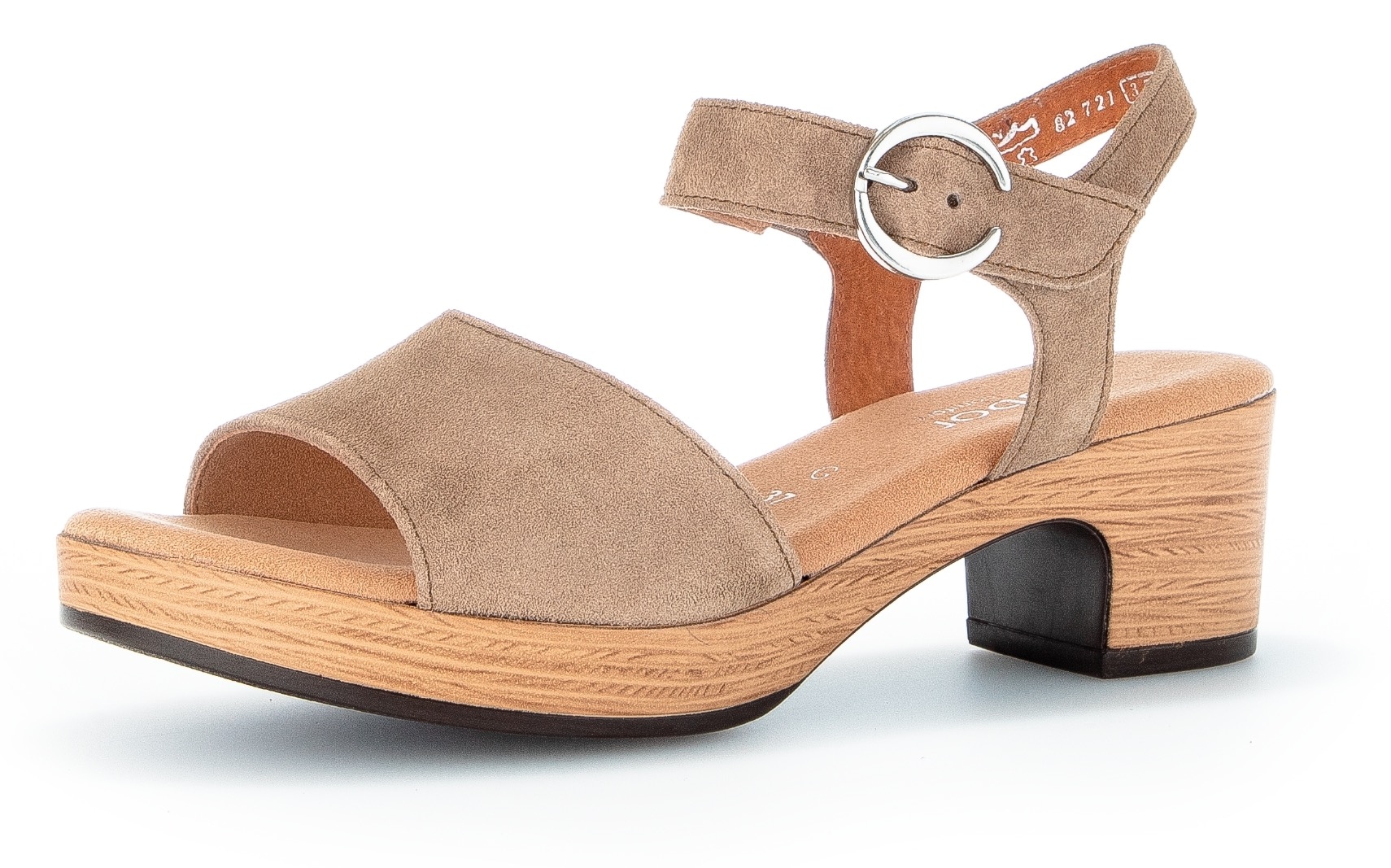 Gabor Sandalette »KRETA«  , Blockabsatz, Sommerschuh, Riemchensandale mit Glitterdruck, Weite G