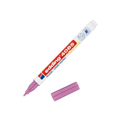 Edding 4085 - Marqueur craie liquide - 1-2 mm - rose métallique