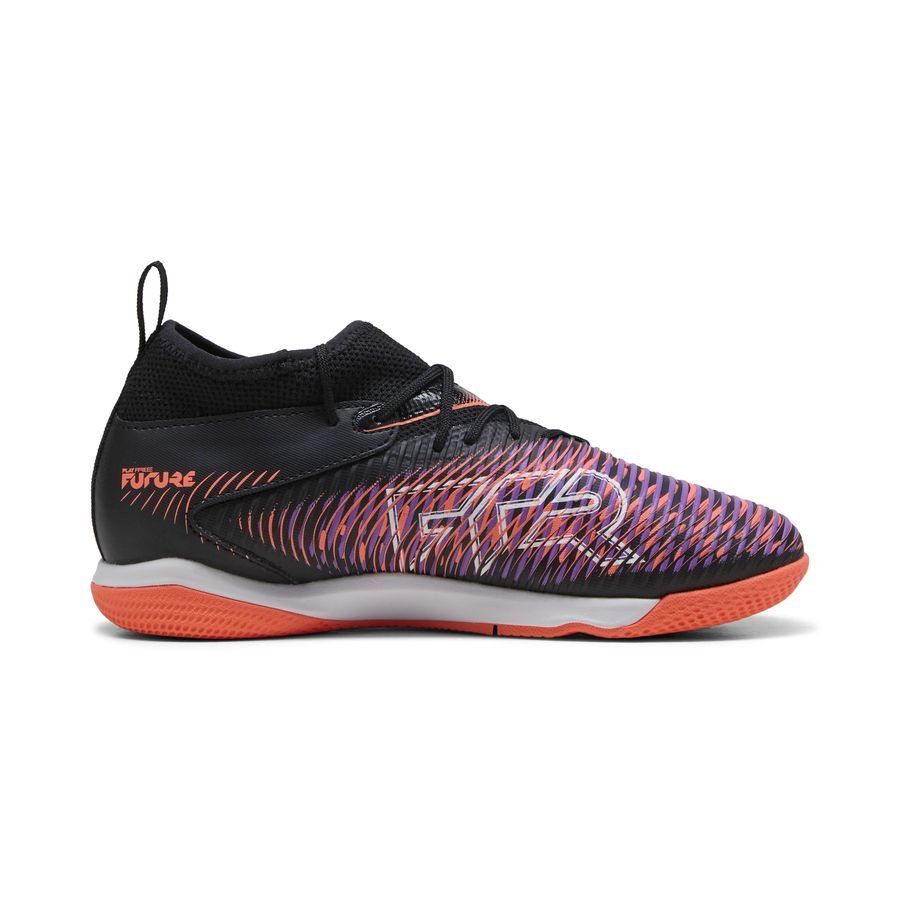 PUMA Future 8 Match   Mid IT Unlimited - Noir/Blanc/Glowing Red Enfant