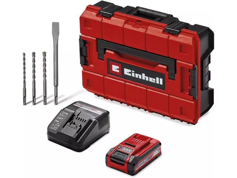 Einhell Schnurloser Bohrhammer TP-HD 18/28 Li BL 4 (1x3.0Ah Universell einsetzbare Akku-Schlagbohrmaschine
