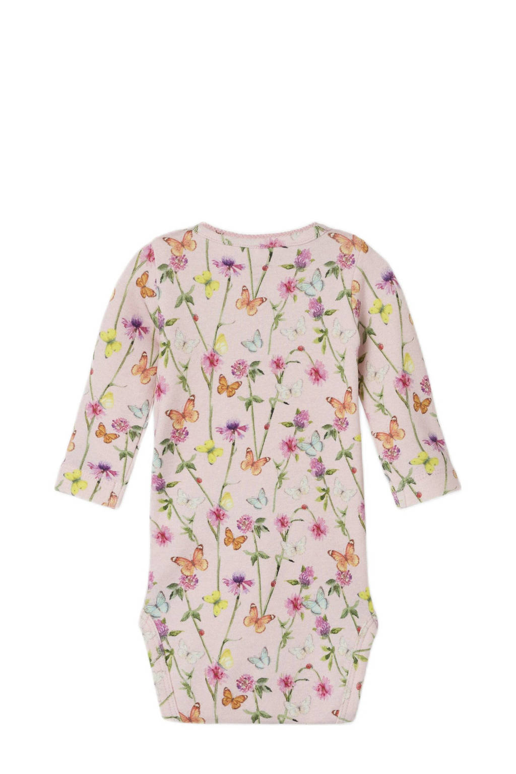 NAME IT romper NBFFOLIA roze/groen
