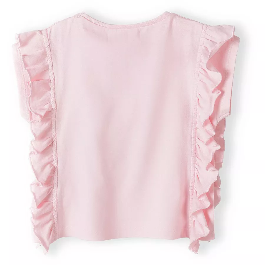 MINOTI T-Shirt und Leggings im Set HellrosaWeiß