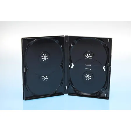 Sauerwald 4er DVD Hüllen, schwarz, 10 Stück