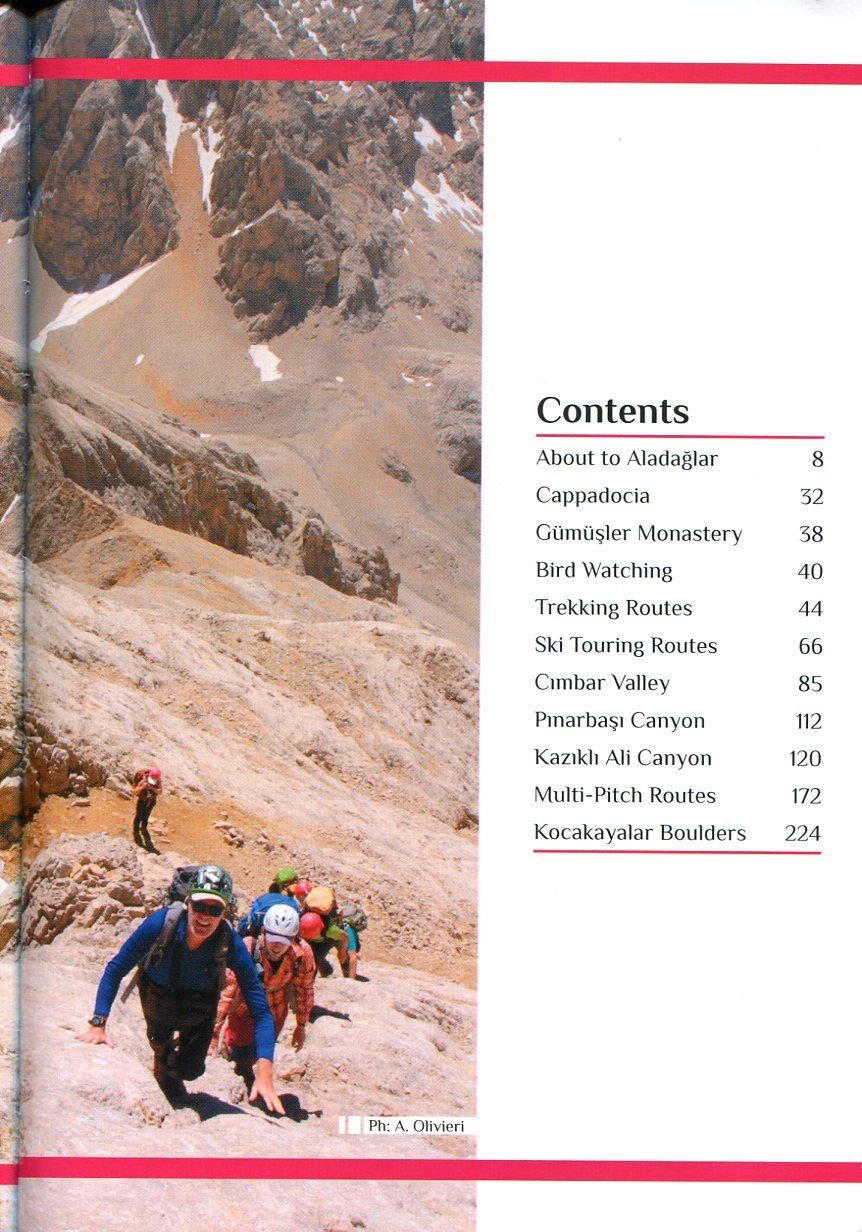 Aladaglar rock climbing book