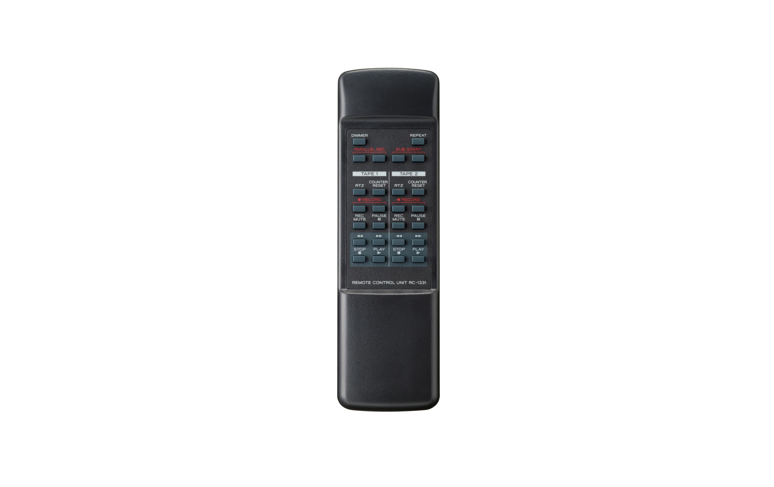 W-1200-B Schwarz<br>Doppel-Kassettendeck