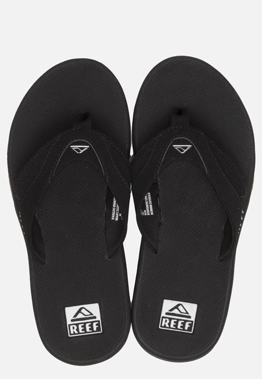 Reef Fanning Slippers zwart Synthetisch