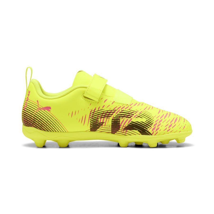 FUTURE 8 PLAY V FG/AG RB Jr Yellow Alert-PUMA Black-Sun Struck