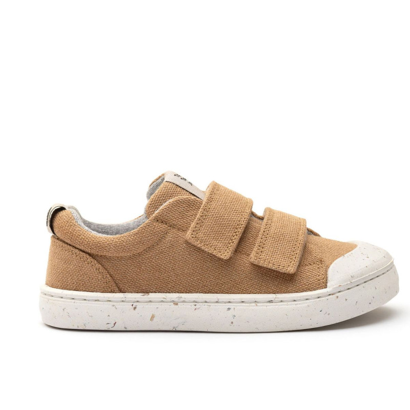 Tip Toey Joey Tip Toey Joey Kidos Sneakers Ramp Green Natural Organic Canvas