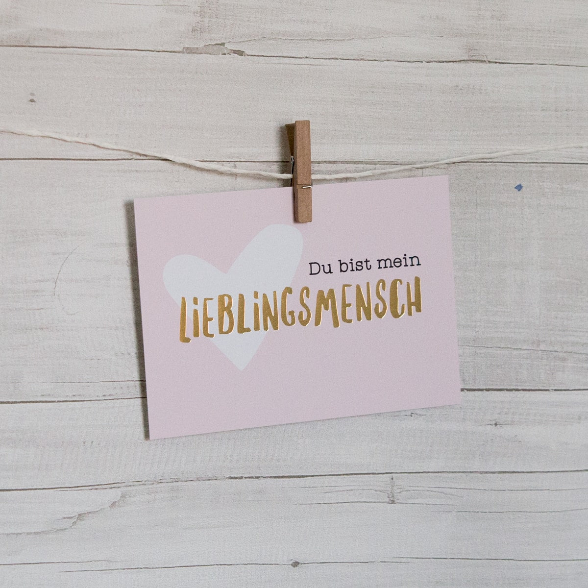 Postkarte „Lieblingsmensch