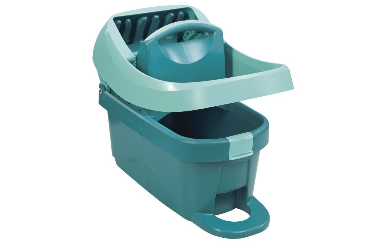 Wischtuchpresse Profi XL 8 l, mit Rollen, TürkisSolide Wischtuchpresse mit Fussbedienung