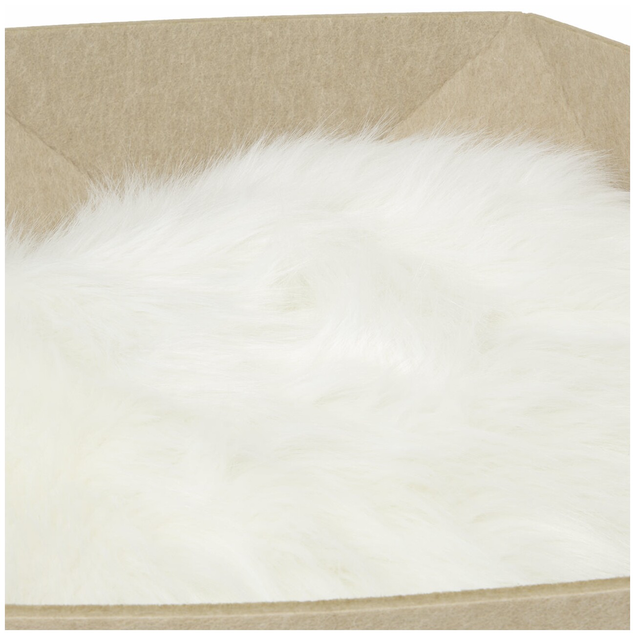Canadian Cat Company Filz-Katzenkorb Zoey beige
