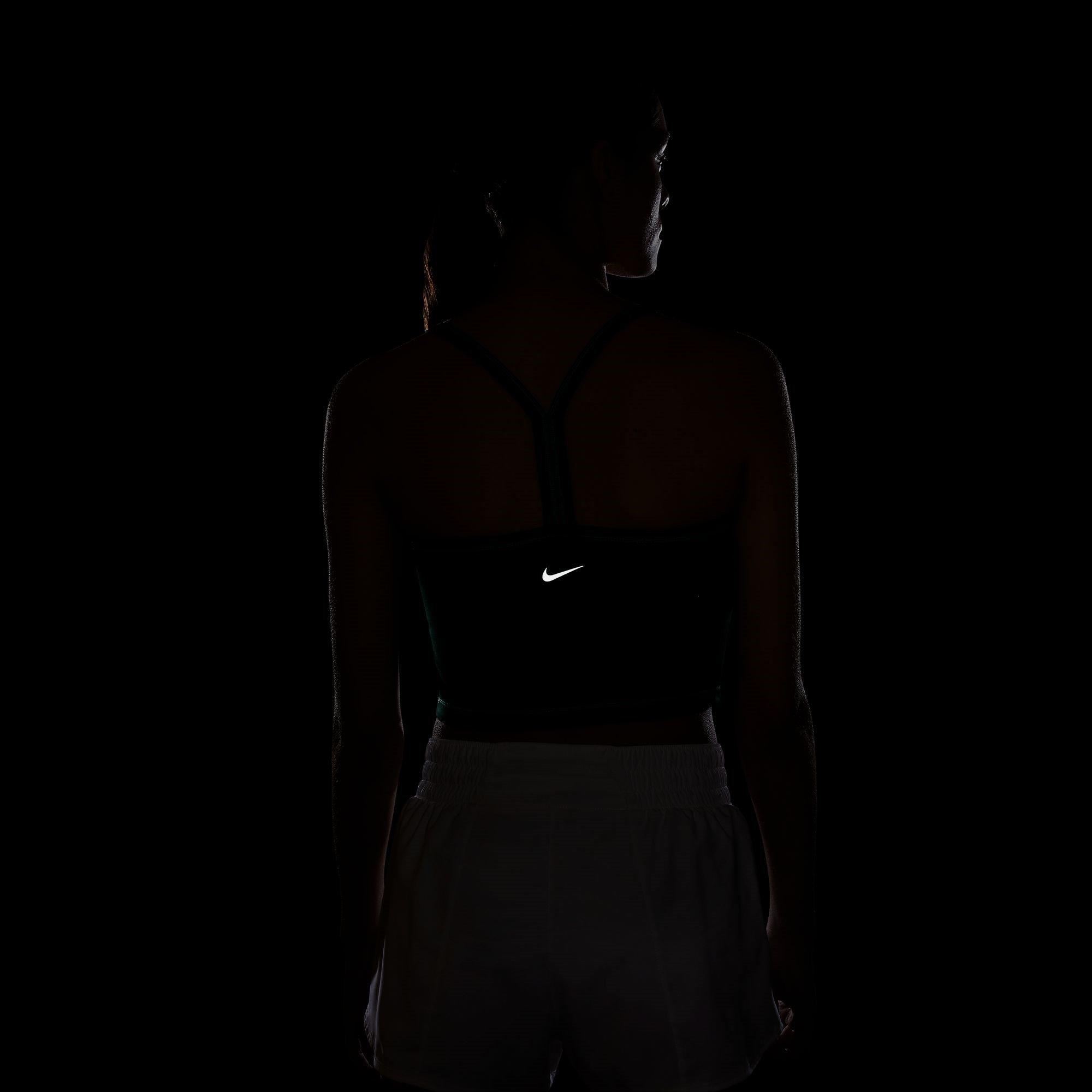 Nike One Fitted Womens Dri FIT Crop Tank Top