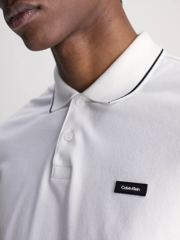 Camisa polo slim piqué