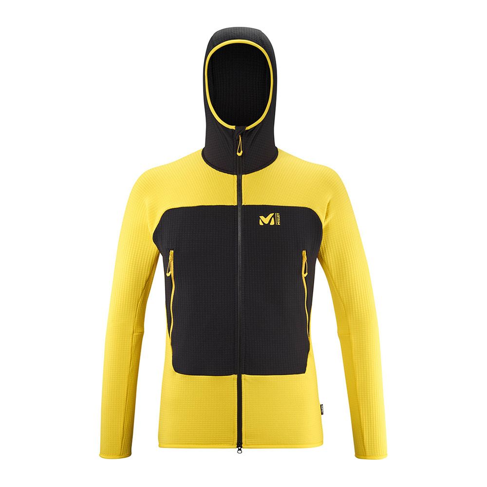 Millet FUSION GRID - Veste Homme pyrite/noir