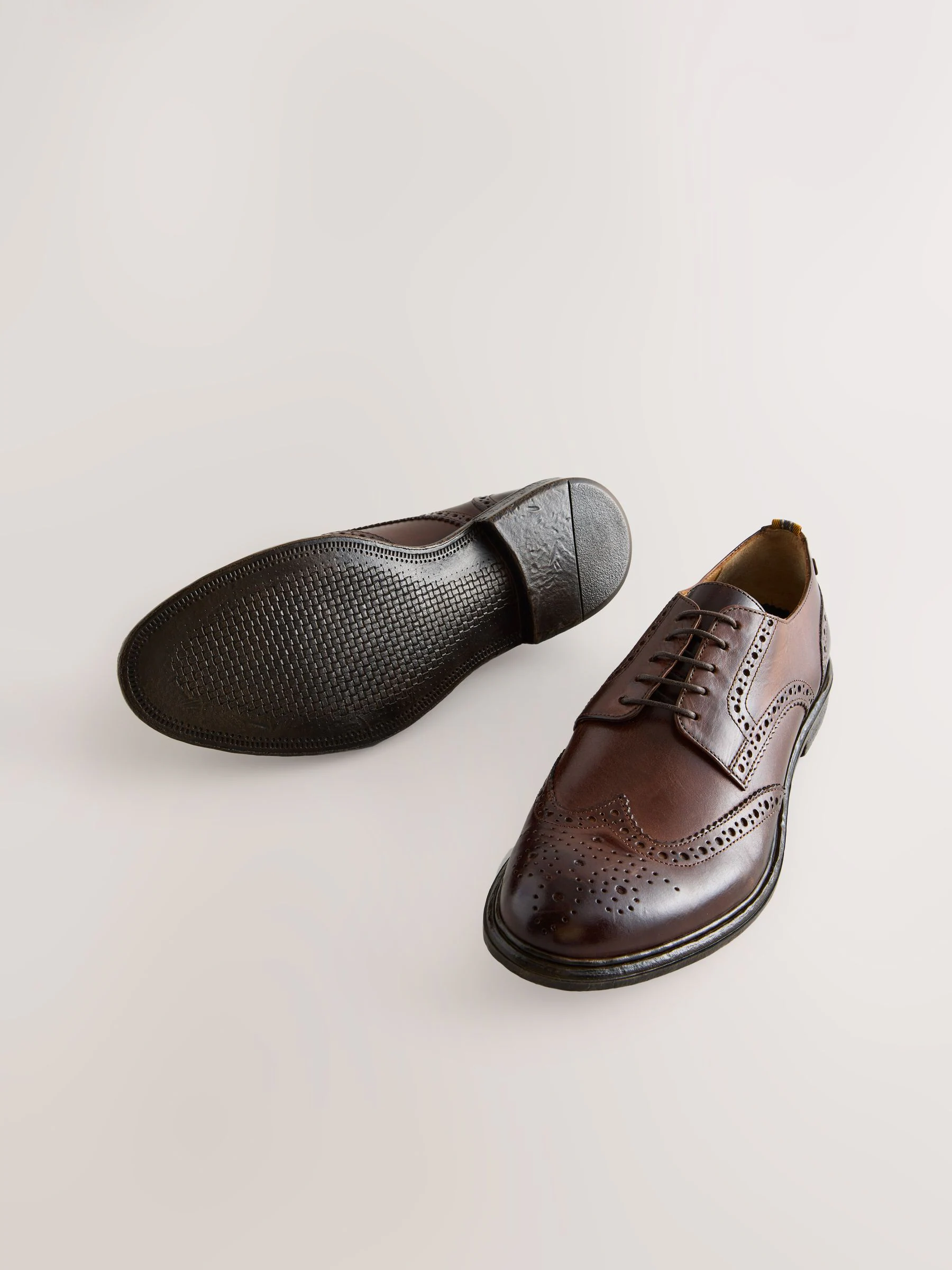 Donkerbruin - Heritage brogue-schoenen